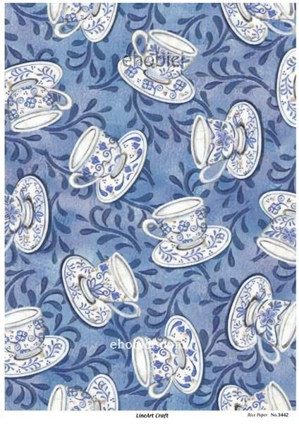 Lineart Pirinç Dekopaj Kağıdı Model - 3442