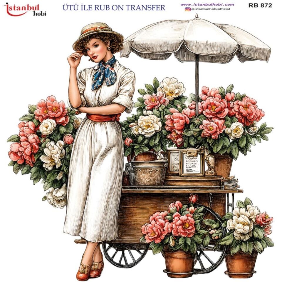 Ütü ile Rub On Transfer Kağıdı 30x30cm RB-872