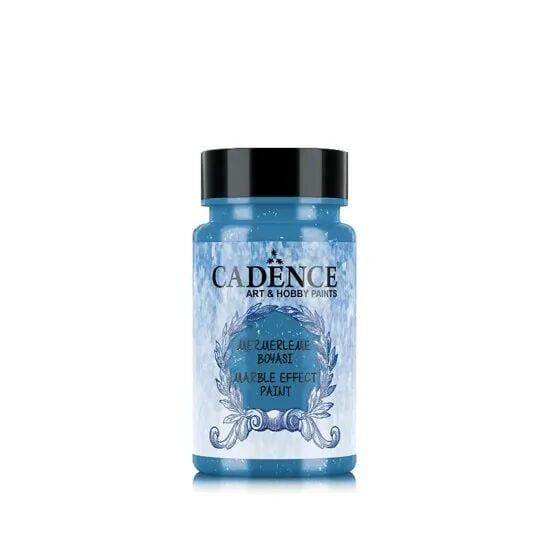 Cadence Marble Efect Metalik Mermerleme Boyası 185 Koyu Mavi