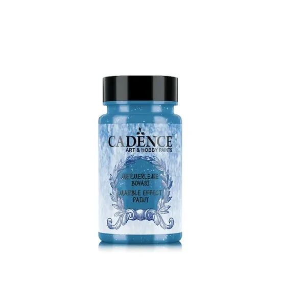 Cadence Marble Efect Metalik Mermerleme Boyası 185 Koyu Mavi
