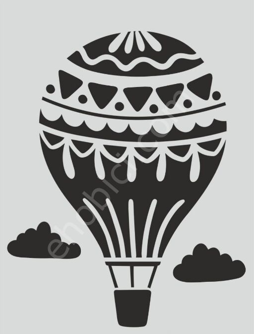 Çocuk Desen Stencil Şablon (15x20) Ç-040