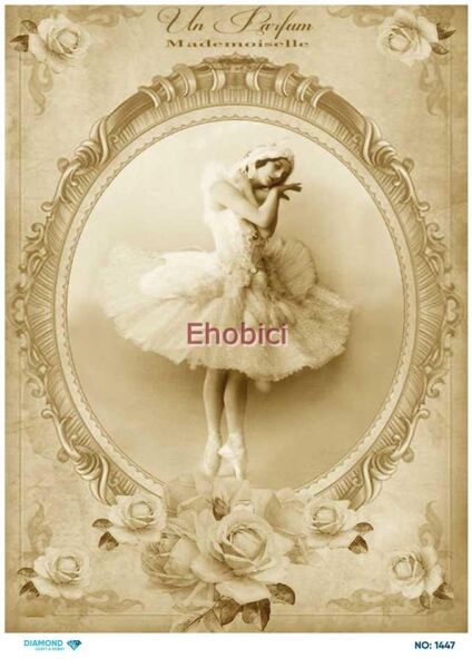 Diamond Pirinç Dekopaj Kağıdı - 1447