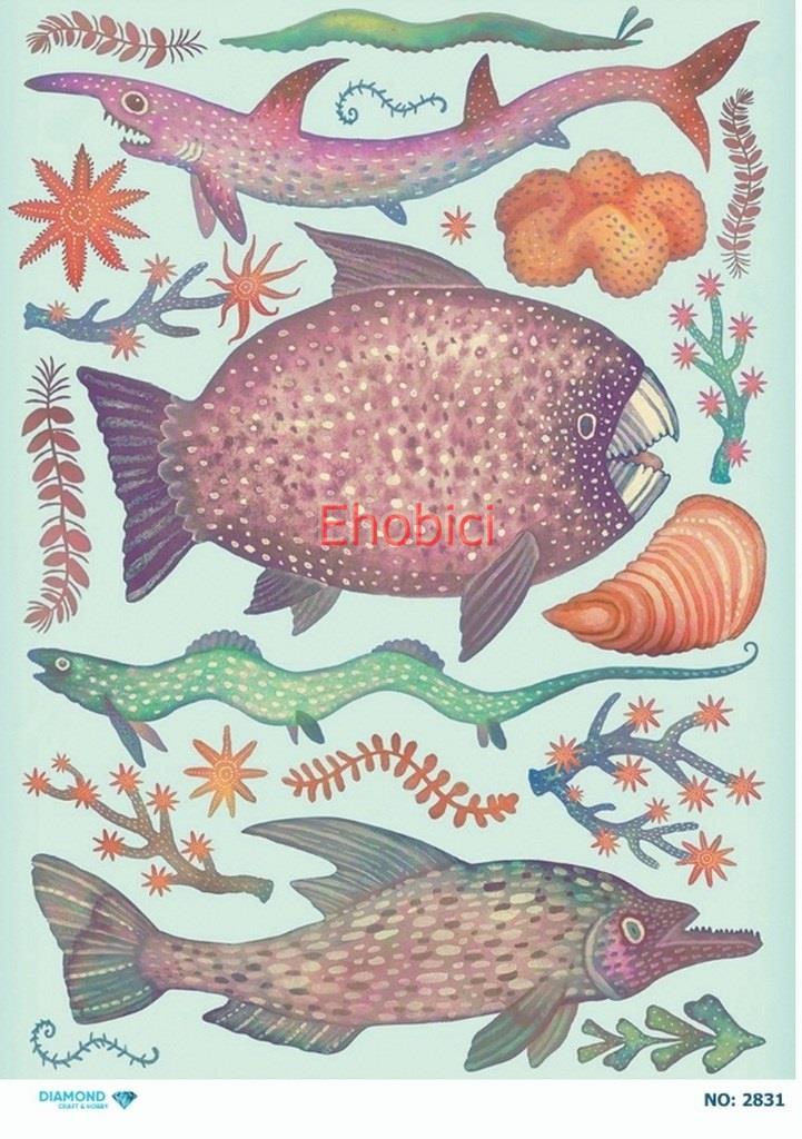 Diamond Pirinç Dekopaj Kağıdı - 2831