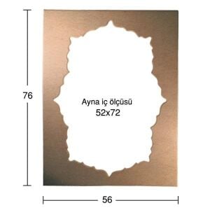 Ahşap Edirne Kari Ayna Çerçevesi AY137