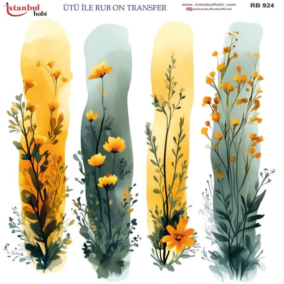Ütü ile Rub On Transfer Kağıdı 30x30cm RB-924
