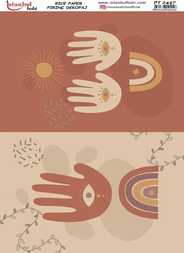 Pirinç Dekopaj Kağıdı 30x42cm PT-2447