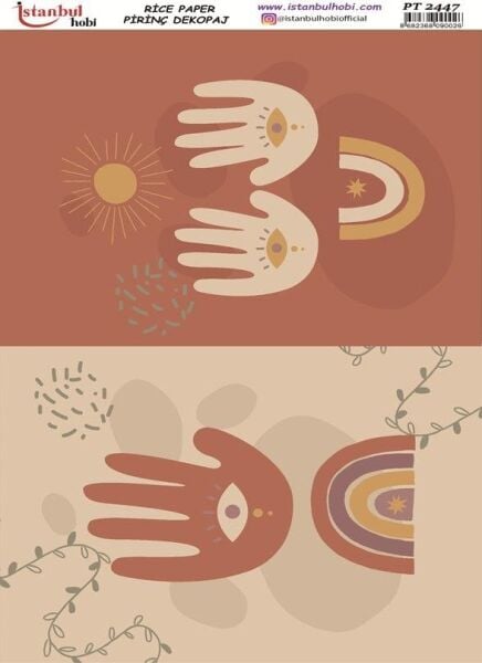 Pirinç Dekopaj Kağıdı 30x42cm PT-2447