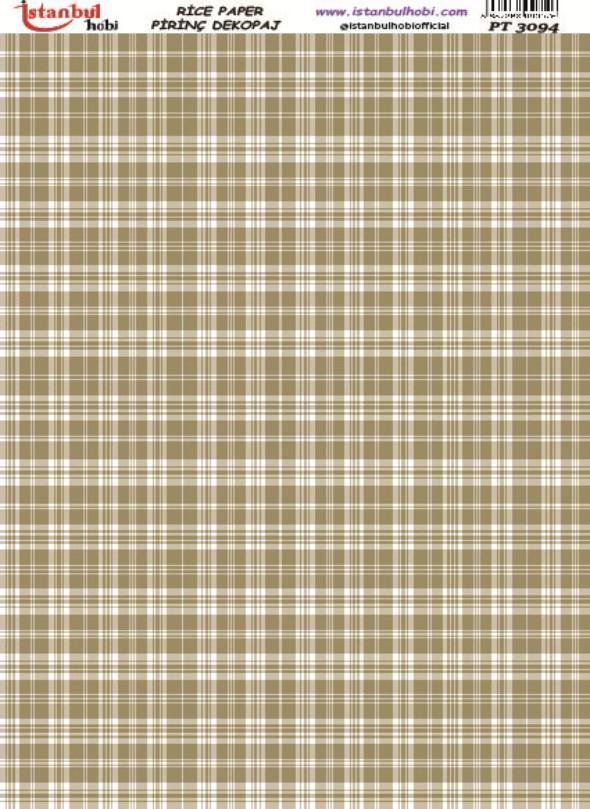 Pirinç Dekopaj Kağıdı 30x42cm PT-3094