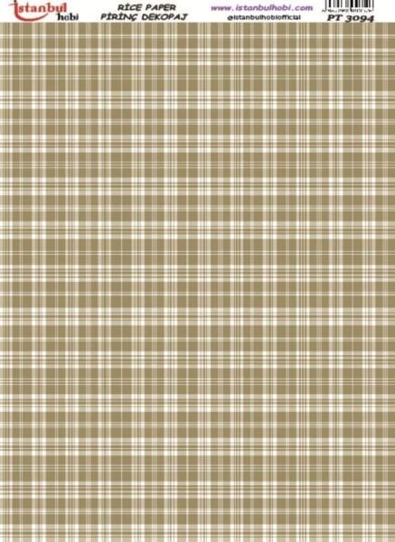 Pirinç Dekopaj Kağıdı 30x42cm PT-3094