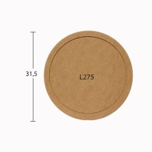 Ahşap Yuvarlak Supla Çap: 31,5cm L275
