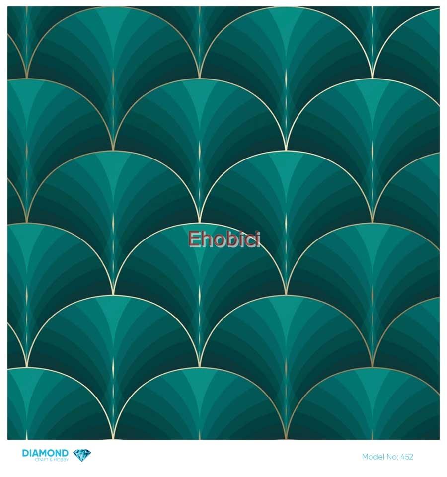 Diamond Pirinç Dekopaj Kağıdı - 452 - 30x30