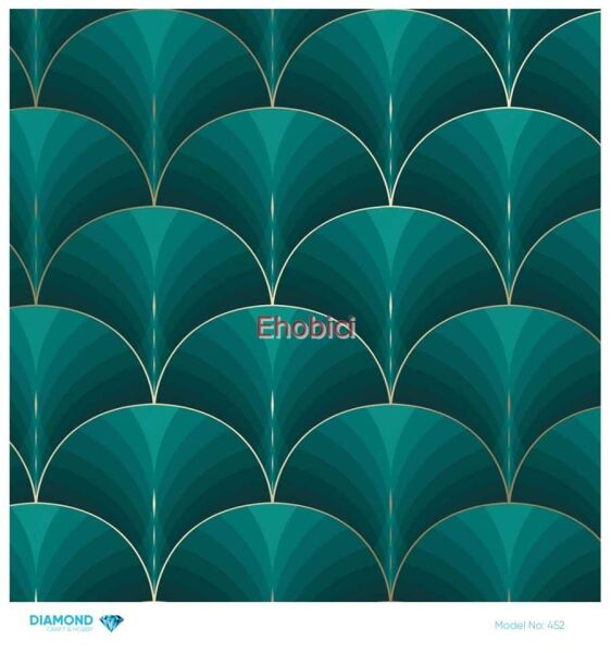 Diamond Pirinç Dekopaj Kağıdı - 452 - 30x30