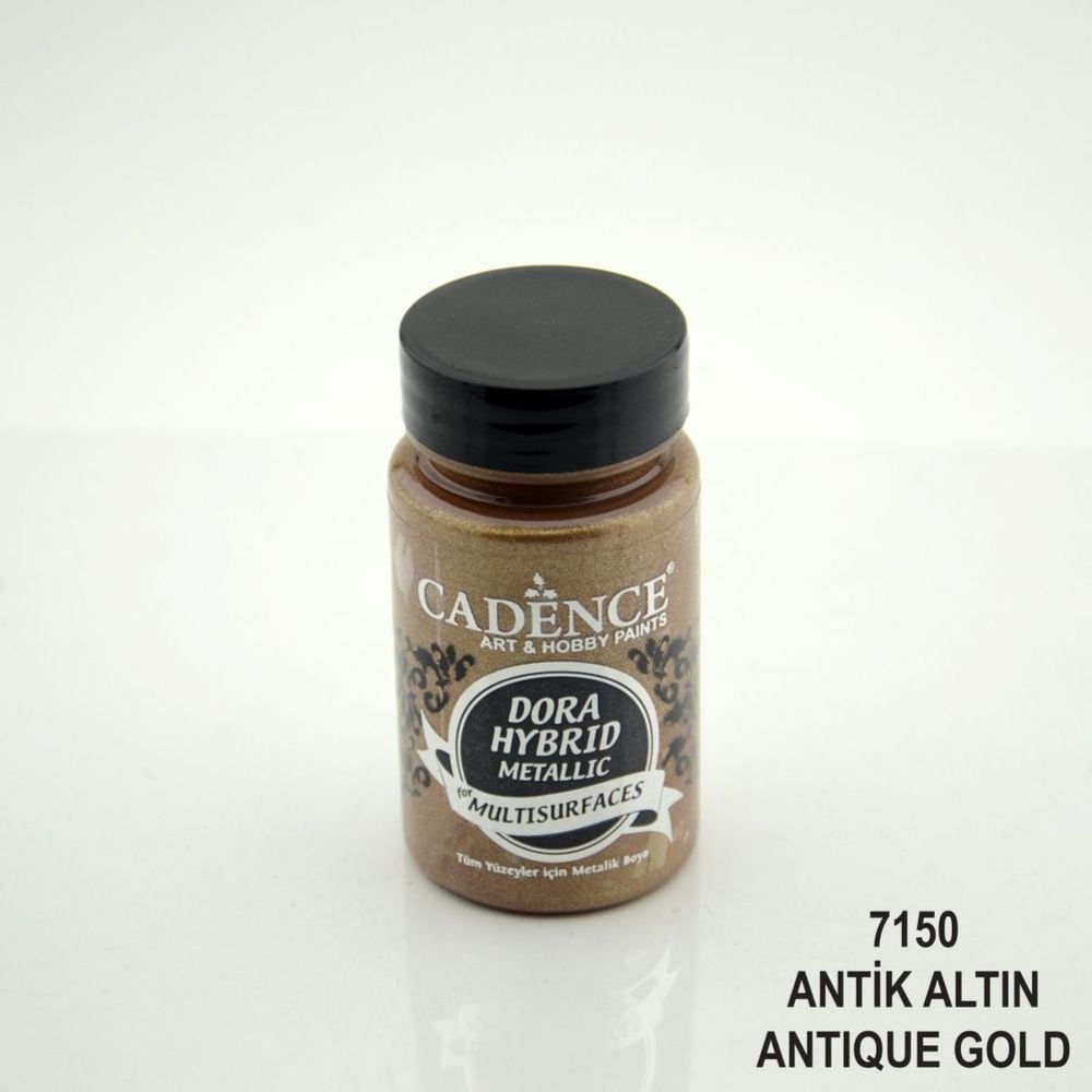 Cadence Dora Hibrit Multisurface Boya 7150 Antik Altın 90ml