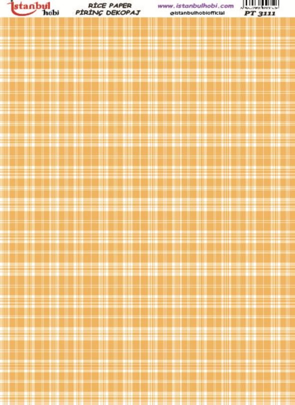 Pirinç Dekopaj Kağıdı 30x42cm PT-3111