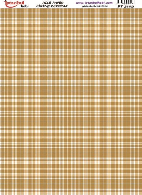 Pirinç Dekopaj Kağıdı 30x42cm PT-3109