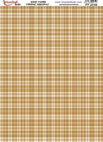 Pirinç Dekopaj Kağıdı 30x42cm PT-3109