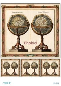 Diamond Pirinç Dekopaj Kağıdı - 1456