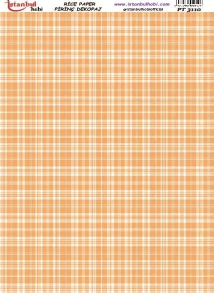 Pirinç Dekopaj Kağıdı 30x42cm PT-3110