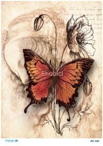 Diamond Pirinç Dekopaj Kağıdı - 1457