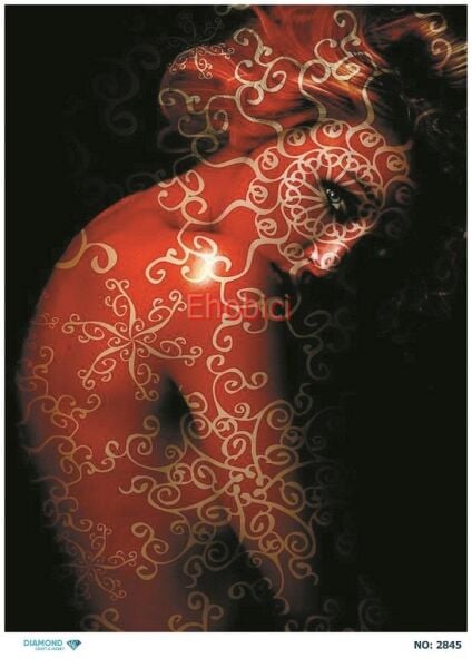 Diamond Pirinç Dekopaj Kağıdı - 2845