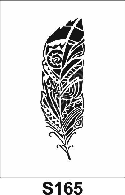 Diğer Karışık Desenler Stencil Şablon (15x30) S-165