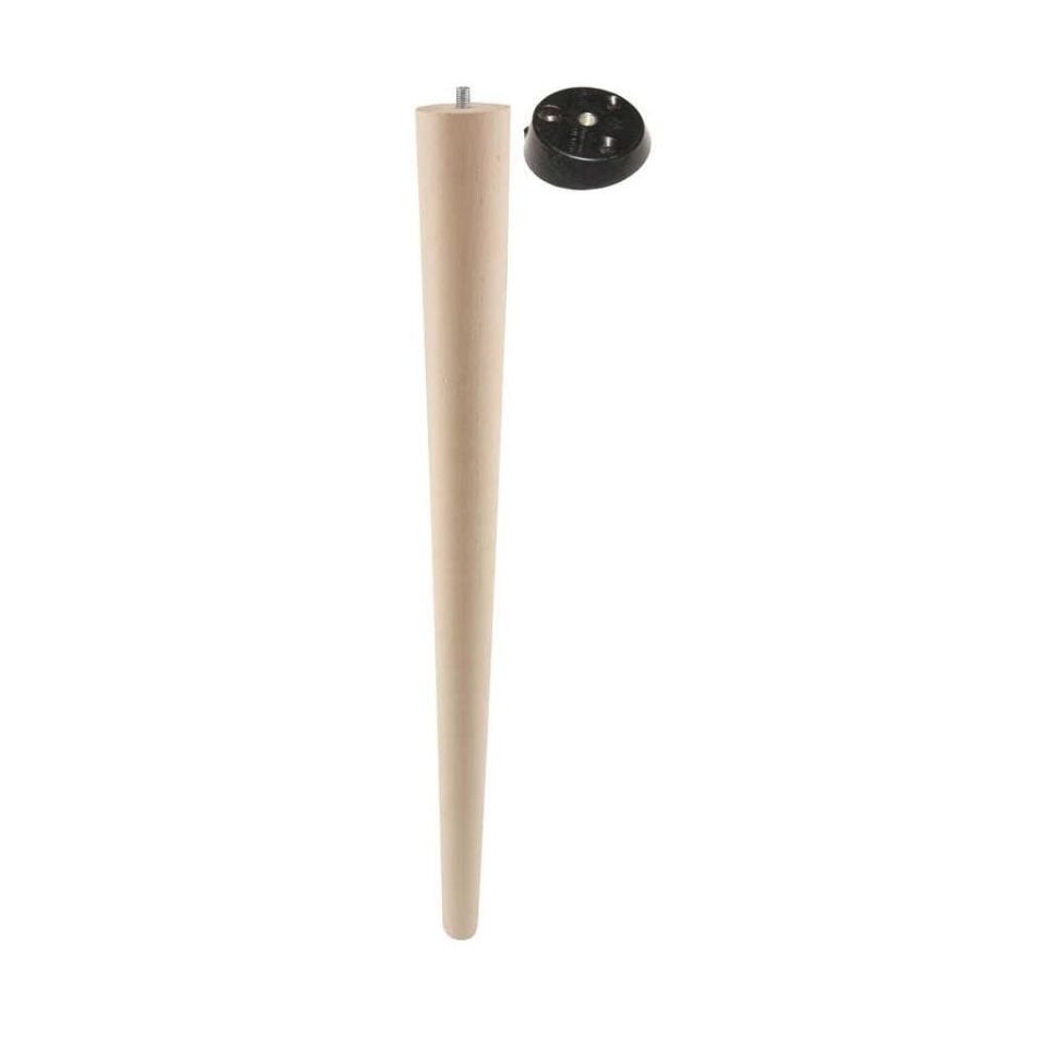 Sehpa Konik Ayak 39cm Doğal Ağaç KA01