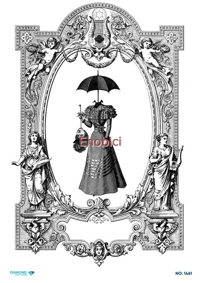 Diamond Pirinç Dekopaj Kağıdı - 1461