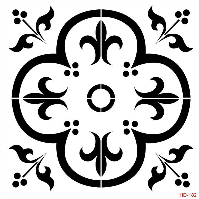 HD182 Cadence Home Dekor Stencil 45x45