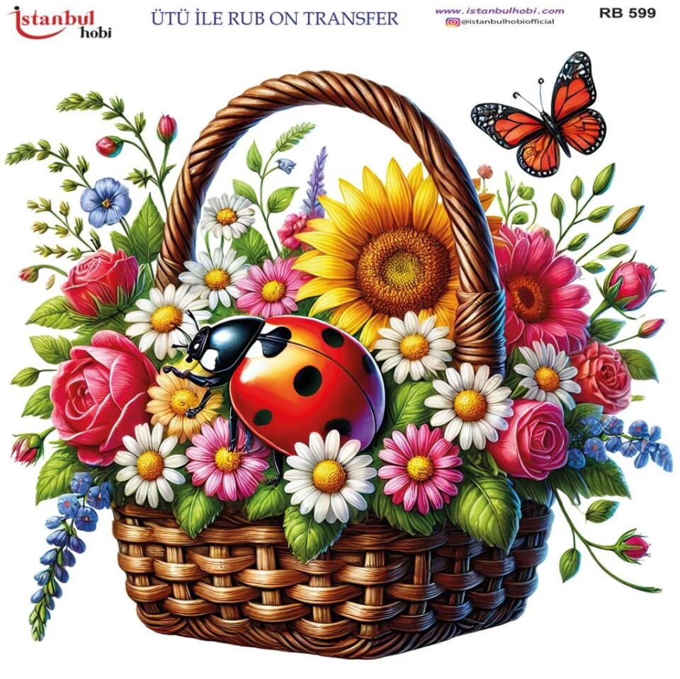 Ütü ile Rub On Transfer Kağıdı 30x30cm RB-599