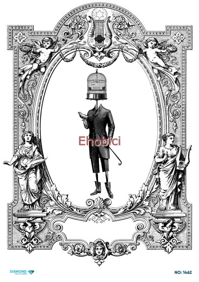 Diamond Pirinç Dekopaj Kağıdı - 1462