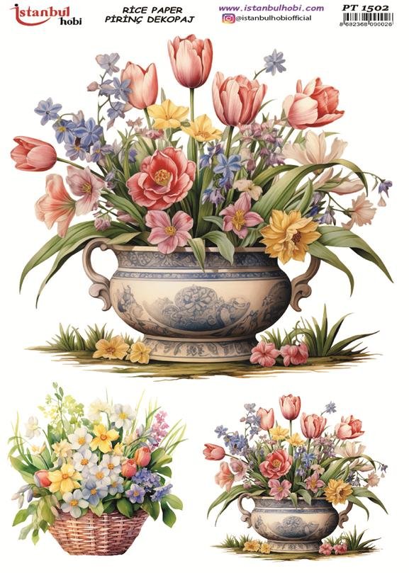 Pirinç Dekopaj Kağıdı 30x42cm PT-1502