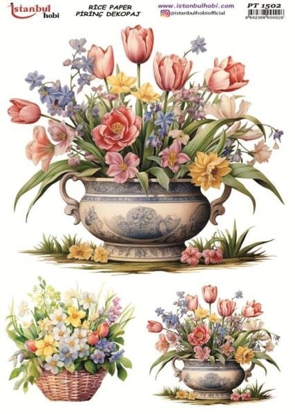 Pirinç Dekopaj Kağıdı 30x42cm PT-1502