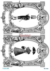 Diamond Pirinç Dekopaj Kağıdı - 1463