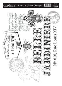 FT-09  Cadence Kumaş Transfer 25x35cm