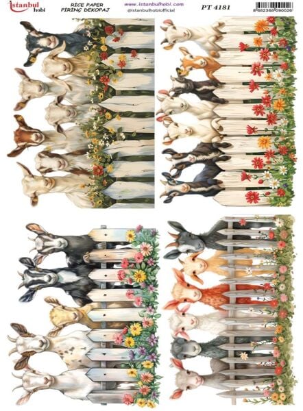 Pirinç Dekopaj Kağıdı 30x42cm PT-4181