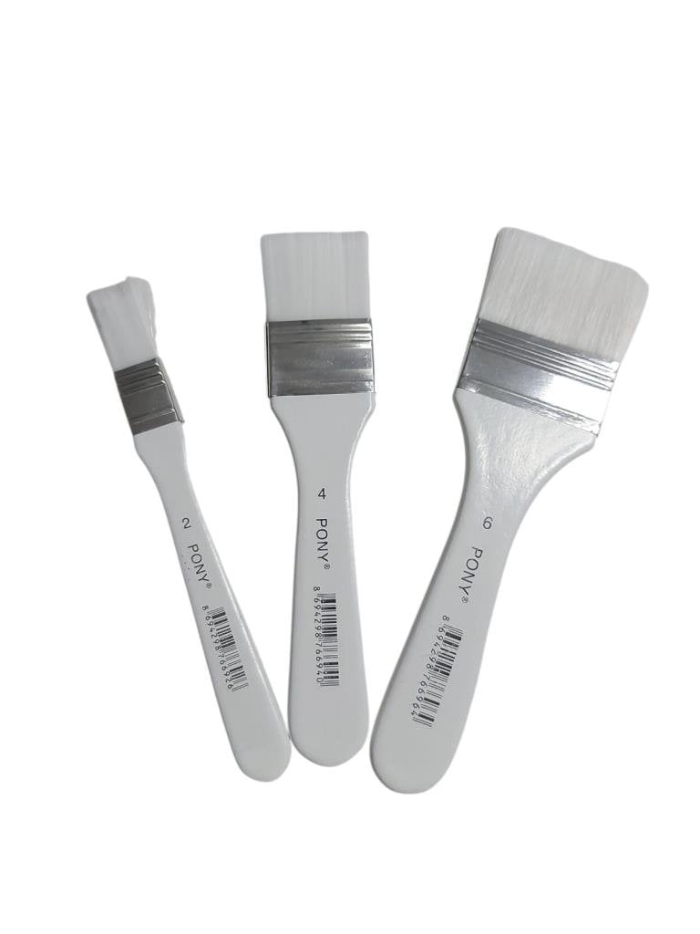 Ehobici Zemin Fırça Seti Beyaz No:2-4-6