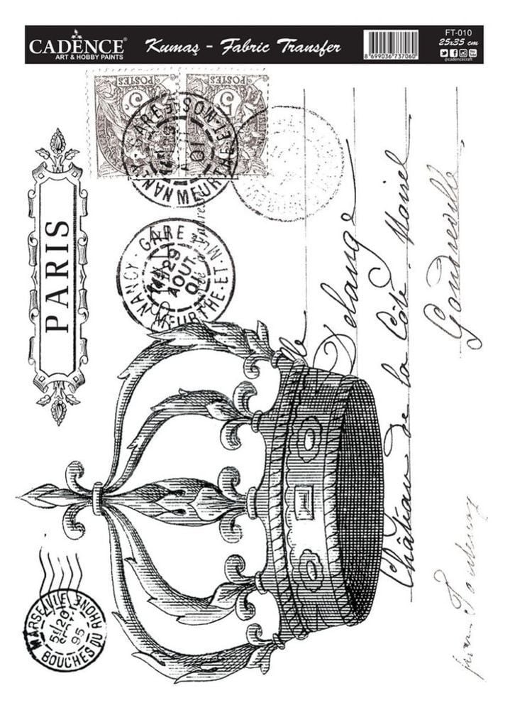 FT-10  Cadence Kumaş Transfer 25x35cm