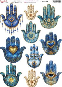 Pirinç Dekopaj Kağıdı 30x42cm PT-4208