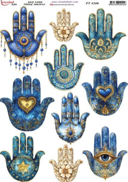 Pirinç Dekopaj Kağıdı 30x42cm PT-4208