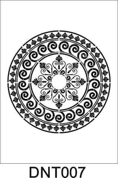 Dantel Desen Stencil Şablon (30x30) DNT-007