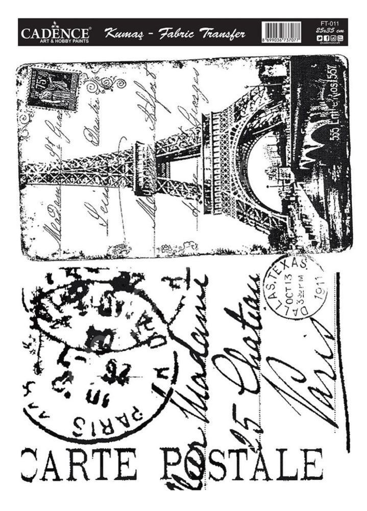 FT-11  Cadence Kumaş Transfer 25x35cm