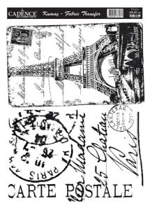 FT-11  Cadence Kumaş Transfer 25x35cm