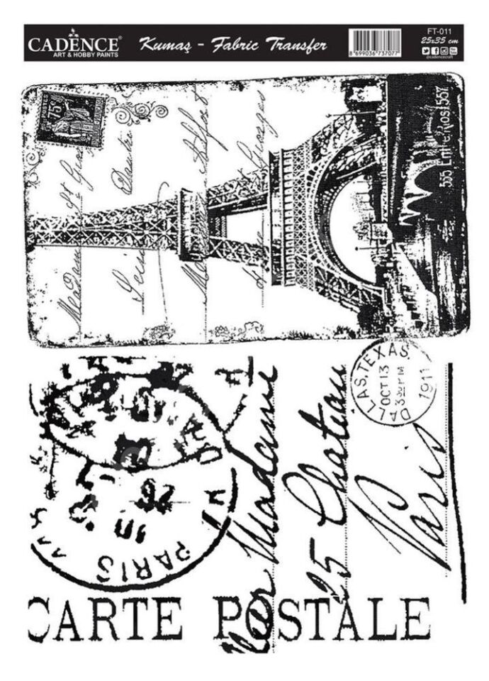 FT-11  Cadence Kumaş Transfer 25x35cm