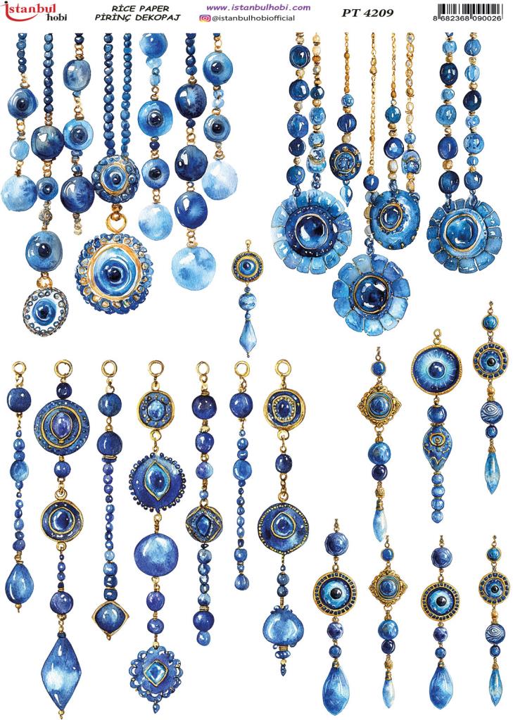 Pirinç Dekopaj Kağıdı 30x42cm PT-4209