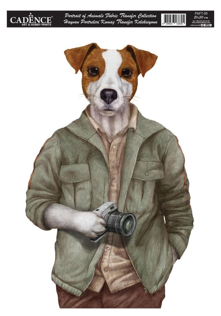 Cadence Kumaş Transfer PAFT-05 Hayvan Portreleri 21x30cm