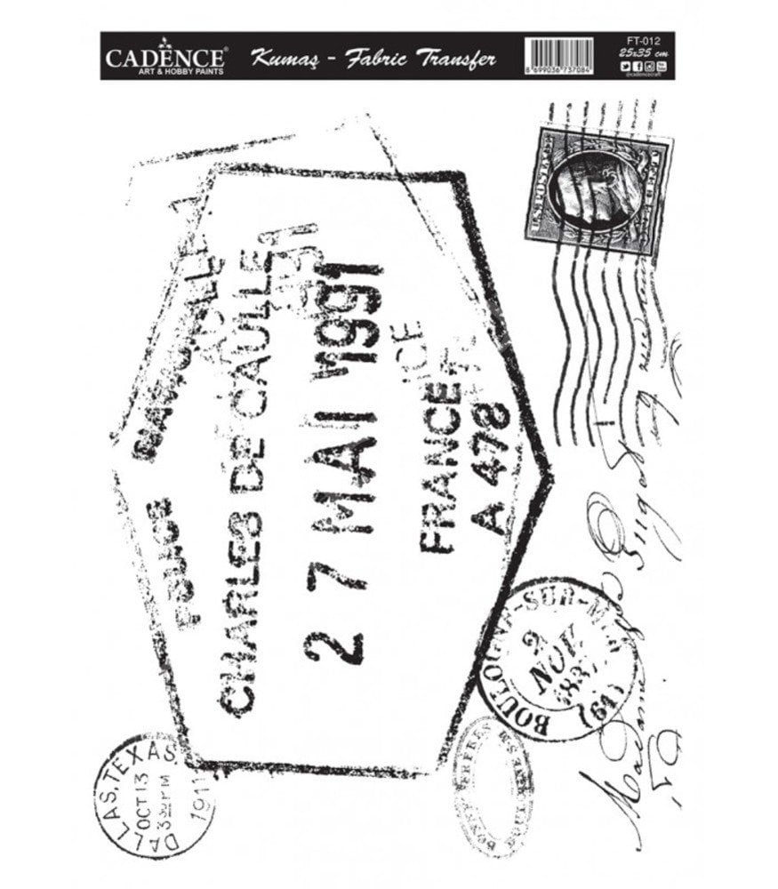 FT-12  Cadence Kumaş Transfer 25x35cm