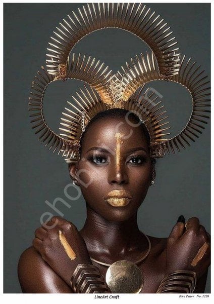 Lineart Craft Pirinç Dekopaj Kağıdı Model - 1220