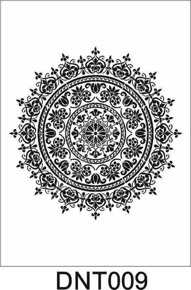 Dantel Desen Stencil Şablon (30x30) DNT-009