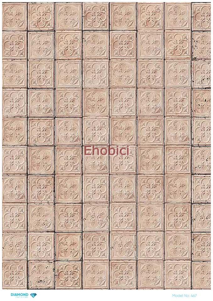 Diamond Pirinç Dekopaj Kağıdı - 467