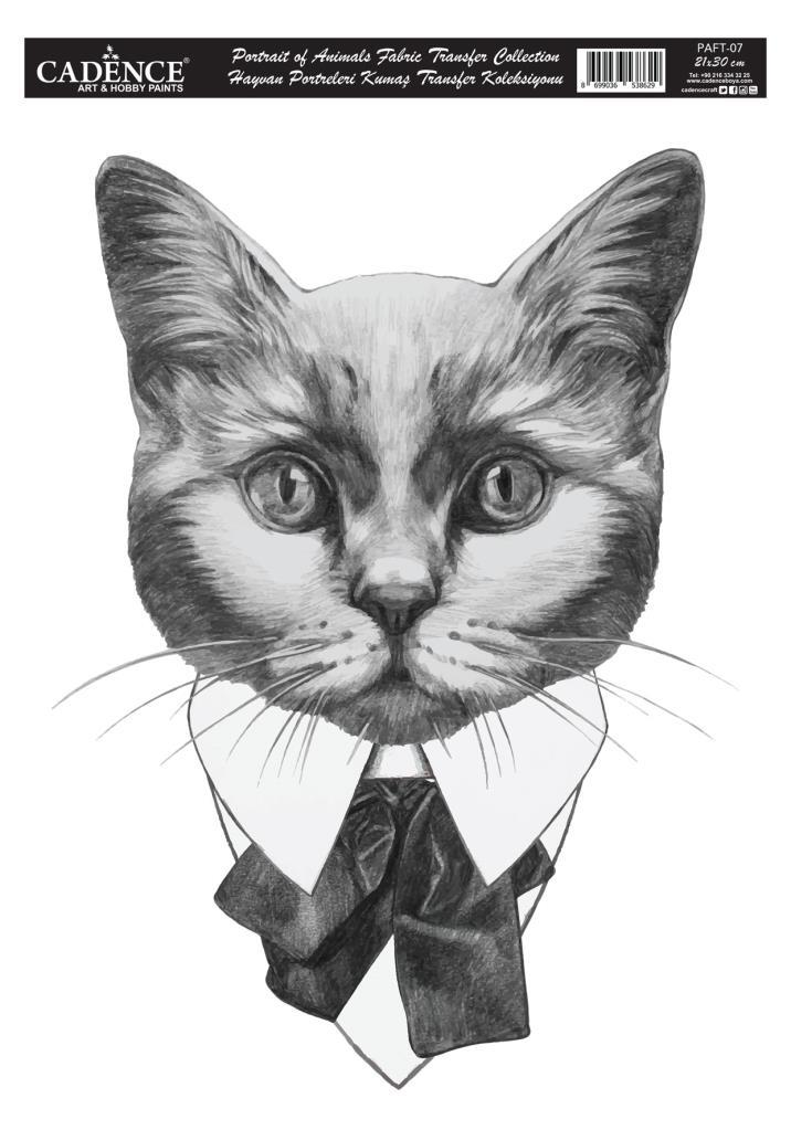Cadence Kumaş Transfer PAFT-07 Hayvan Portreleri 21x30cm